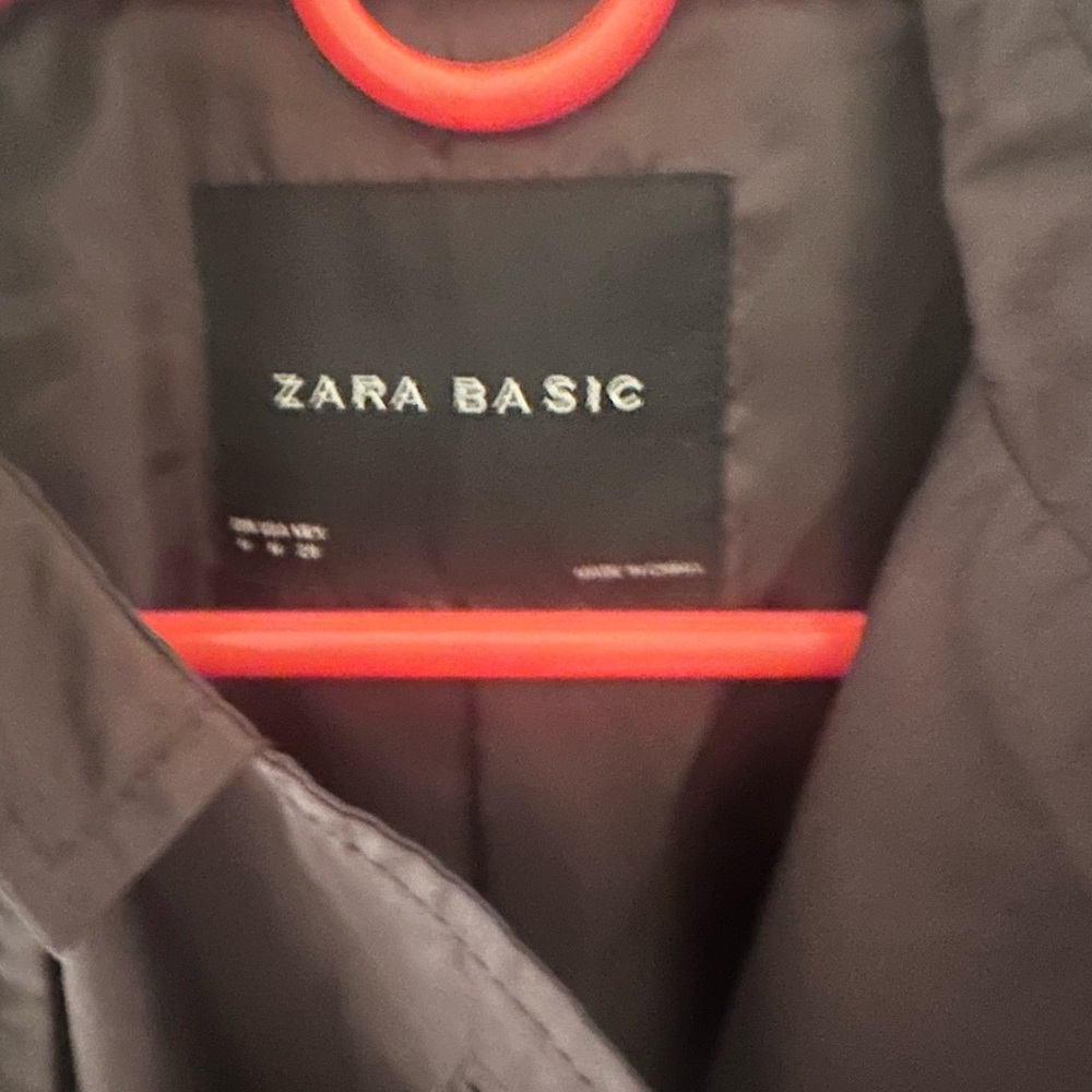 Zara Basic belted jacket size M